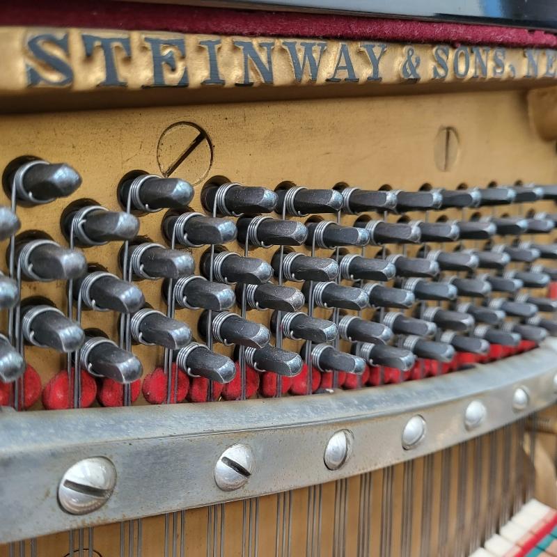 Steinway Model K upright Piano in Ebonised – Gallery image – Roberts Pianos Oxford