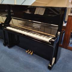 Yamaha U3H upright Piano in black polyester – Inventory thumbnail – Roberts Pianos Oxford