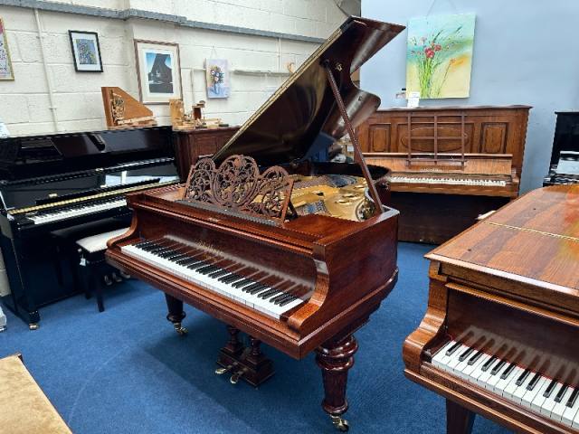 Bluthner style VII grand Piano in rosewood – Inventory thumbnail – Roberts Pianos Oxford