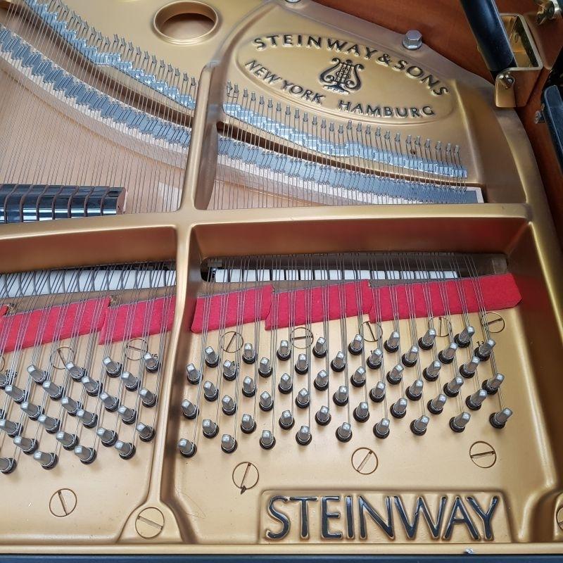 Steinway M grand Piano in Black polyester – Gallery image – Roberts Pianos Oxford