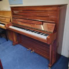 Grotrian Steinweg 122 upright Piano in bright mahogany – Inventory thumbnail – Roberts Pianos Oxford