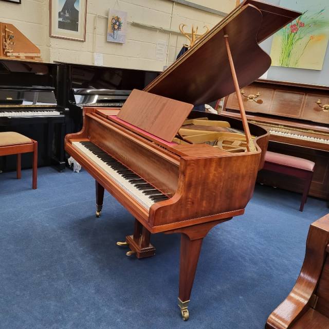 Welmar 4ft 6in grand Piano in Mahogany – Inventory thumbnail – Roberts Pianos Oxford