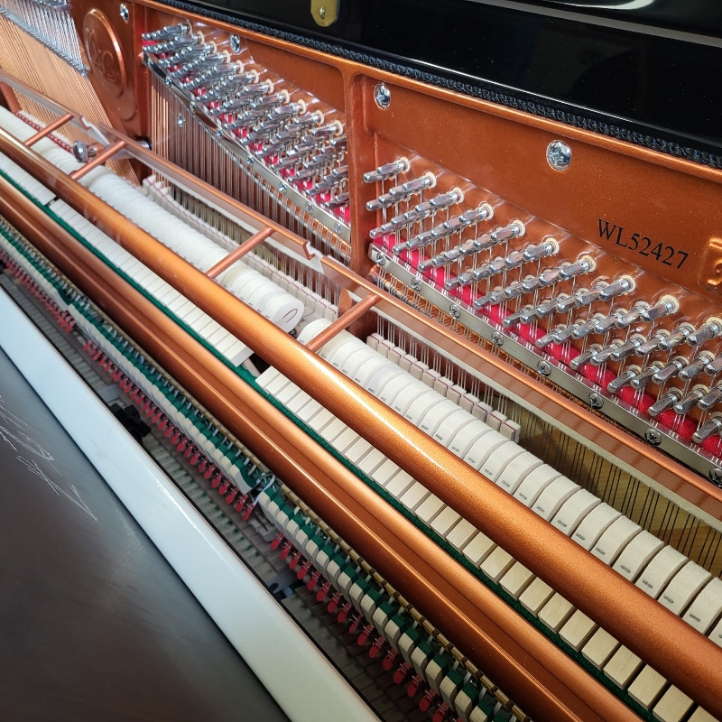 Wendl & Lung 122 upright Piano in Black – Gallery image – Roberts Pianos Oxford
