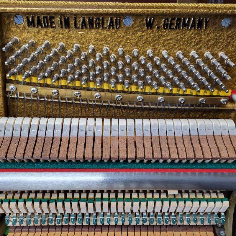 German Feurich 116 upright Piano in mahogany – Gallery image – Roberts Pianos Oxford