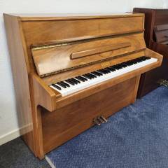 Knight upright Piano in walnut – Inventory thumbnail – Roberts Pianos Oxford