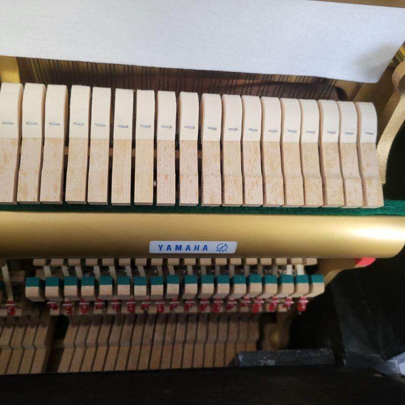Yamaha U3M upright Piano in black polyester – Gallery image – Roberts Pianos Oxford