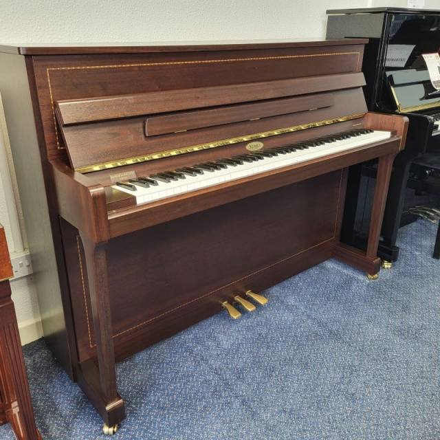 Kemble Oxford upright Piano in matt dark rosewood – Inventory thumbnail – Roberts Pianos Oxford