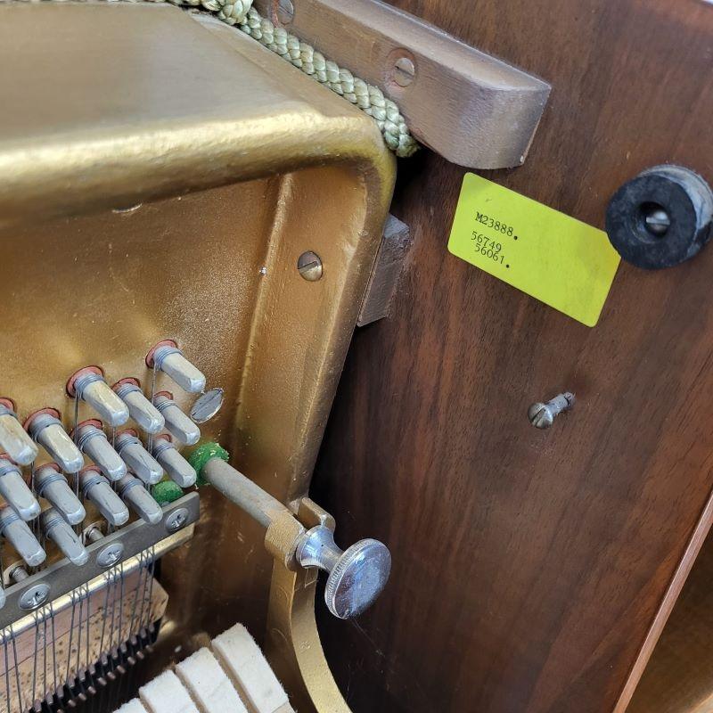 Knight K10 upright Piano in walnut – Gallery image – Roberts Pianos Oxford