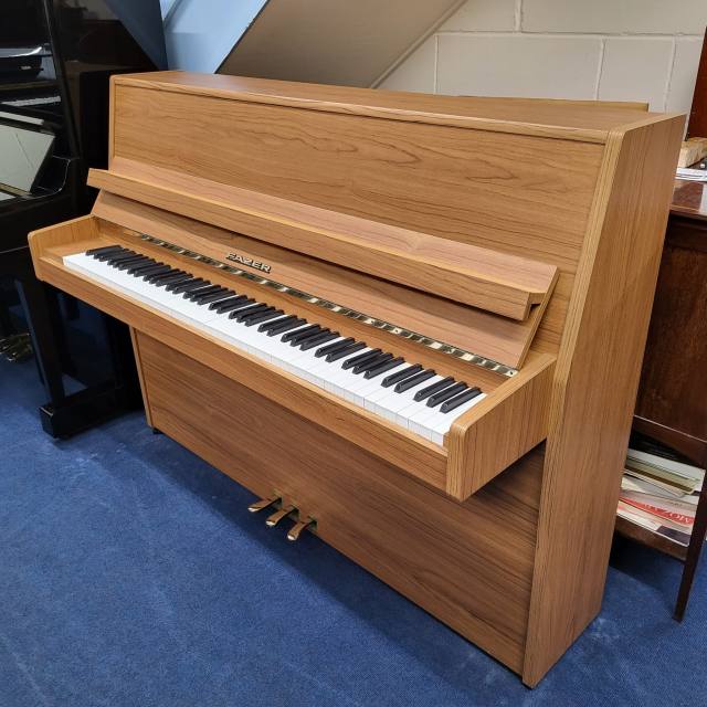Fazer upright Piano in walnut effect – Inventory thumbnail – Roberts Pianos Oxford
