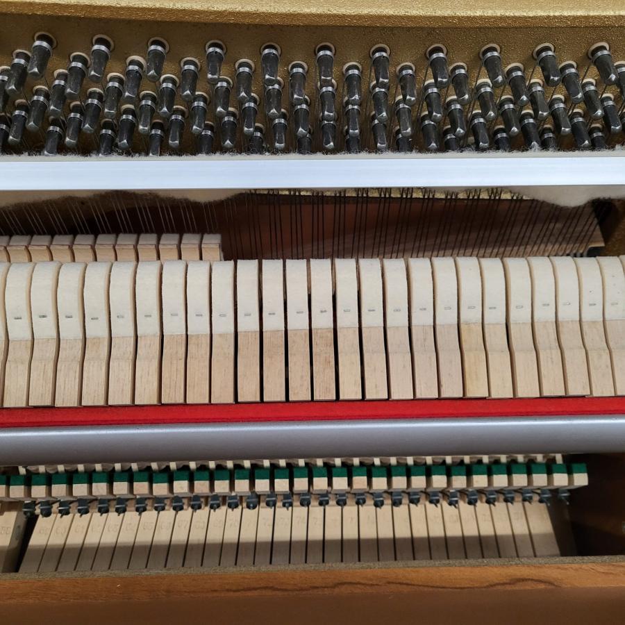 Fazer upright Piano in walnut effect – Gallery image – Roberts Pianos Oxford