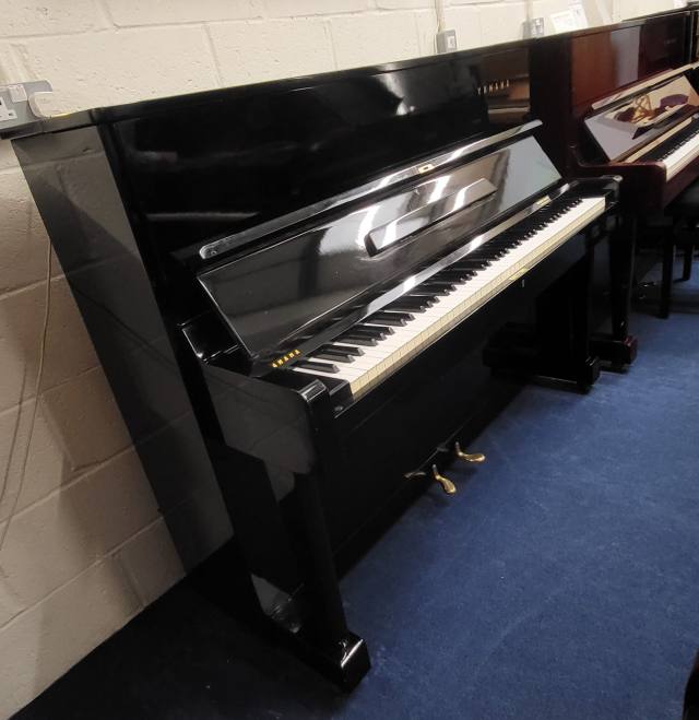 Yamaha U1D upright Piano in black polyester – Inventory thumbnail – Roberts Pianos Oxford