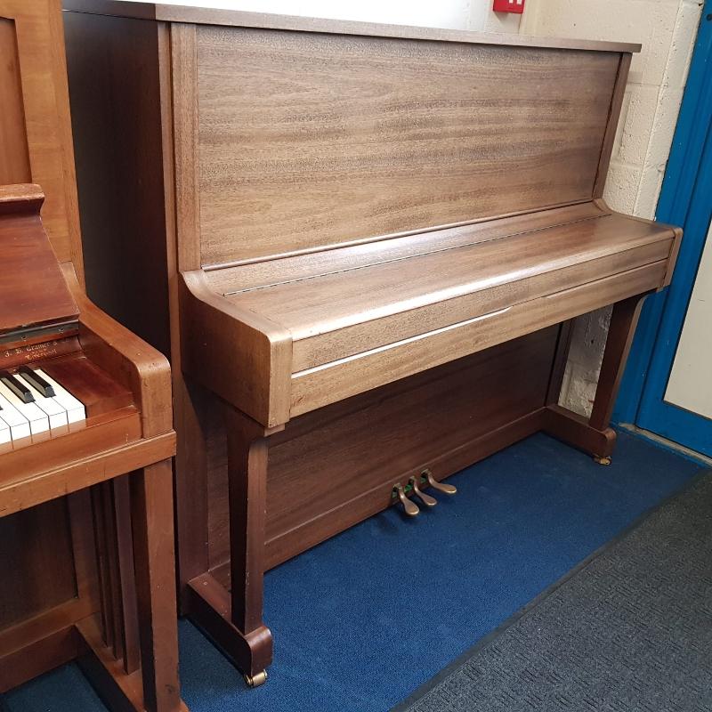 Knight K46 upright Piano in Mahogany – Gallery image – Roberts Pianos Oxford