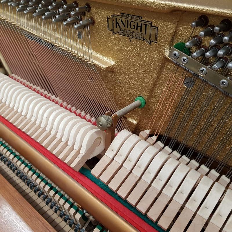 Knight K10 upright Piano in mahogany – Gallery image – Roberts Pianos Oxford