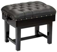 Hidrau London Concert Stool stool Piano in Black – Inventory thumbnail – Roberts Pianos Oxford