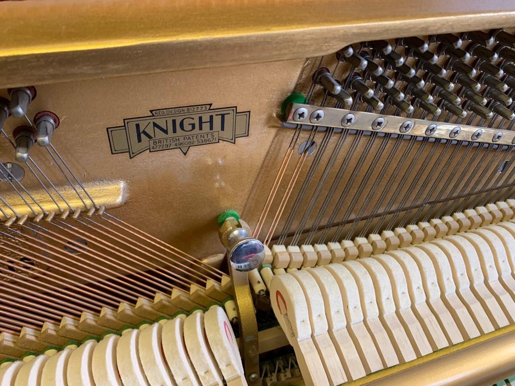 Knight K10 upright Piano in mahogany – Gallery image – Roberts Pianos Oxford
