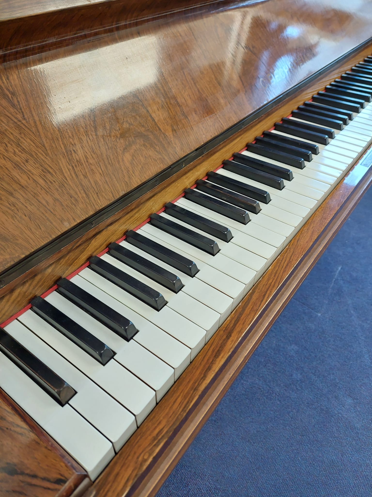 Bechstein Model II upright Piano in Rosewood – Gallery image – Roberts Pianos Oxford