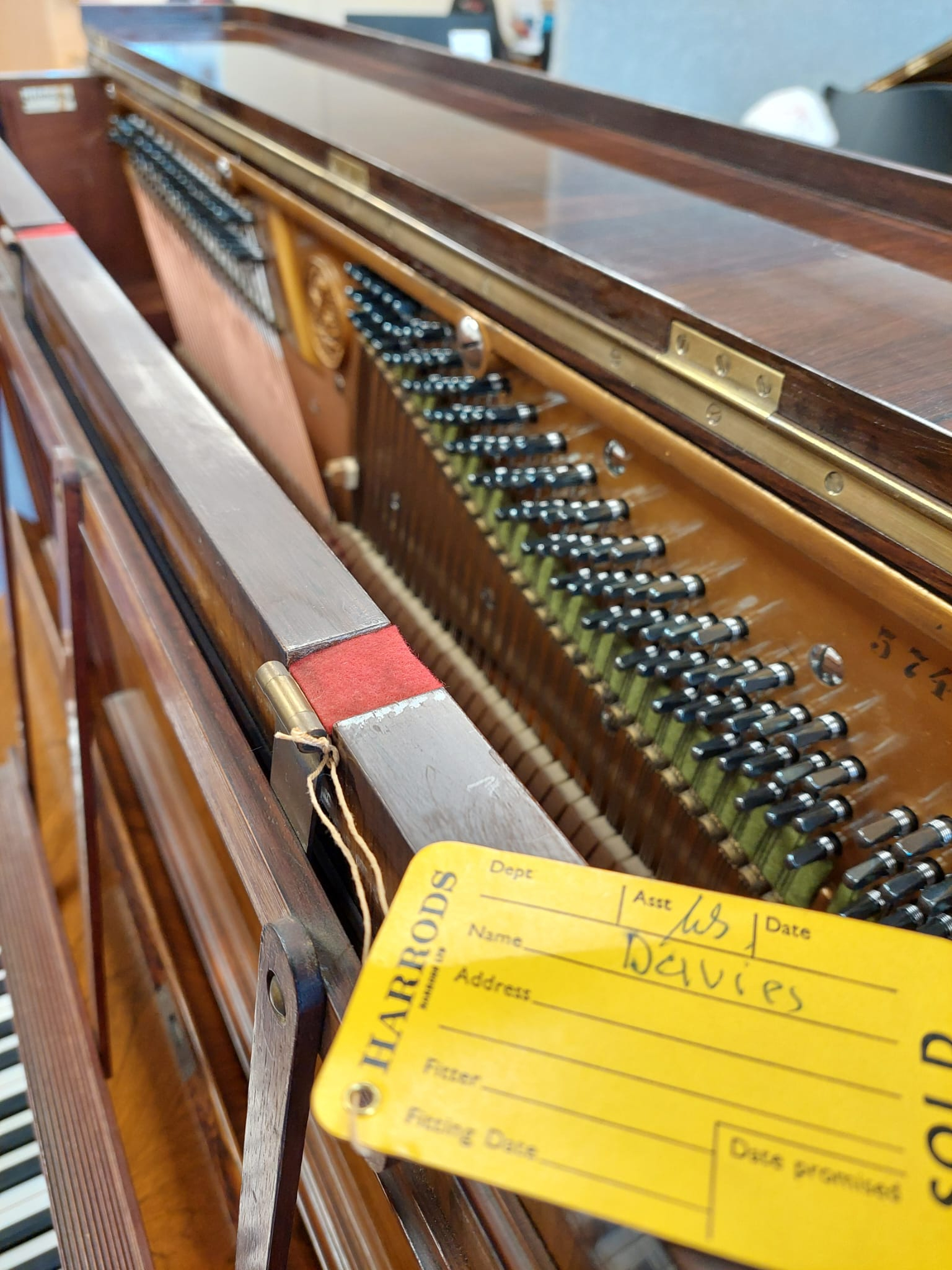 Bechstein Model II upright Piano in Rosewood – Gallery image – Roberts Pianos Oxford
