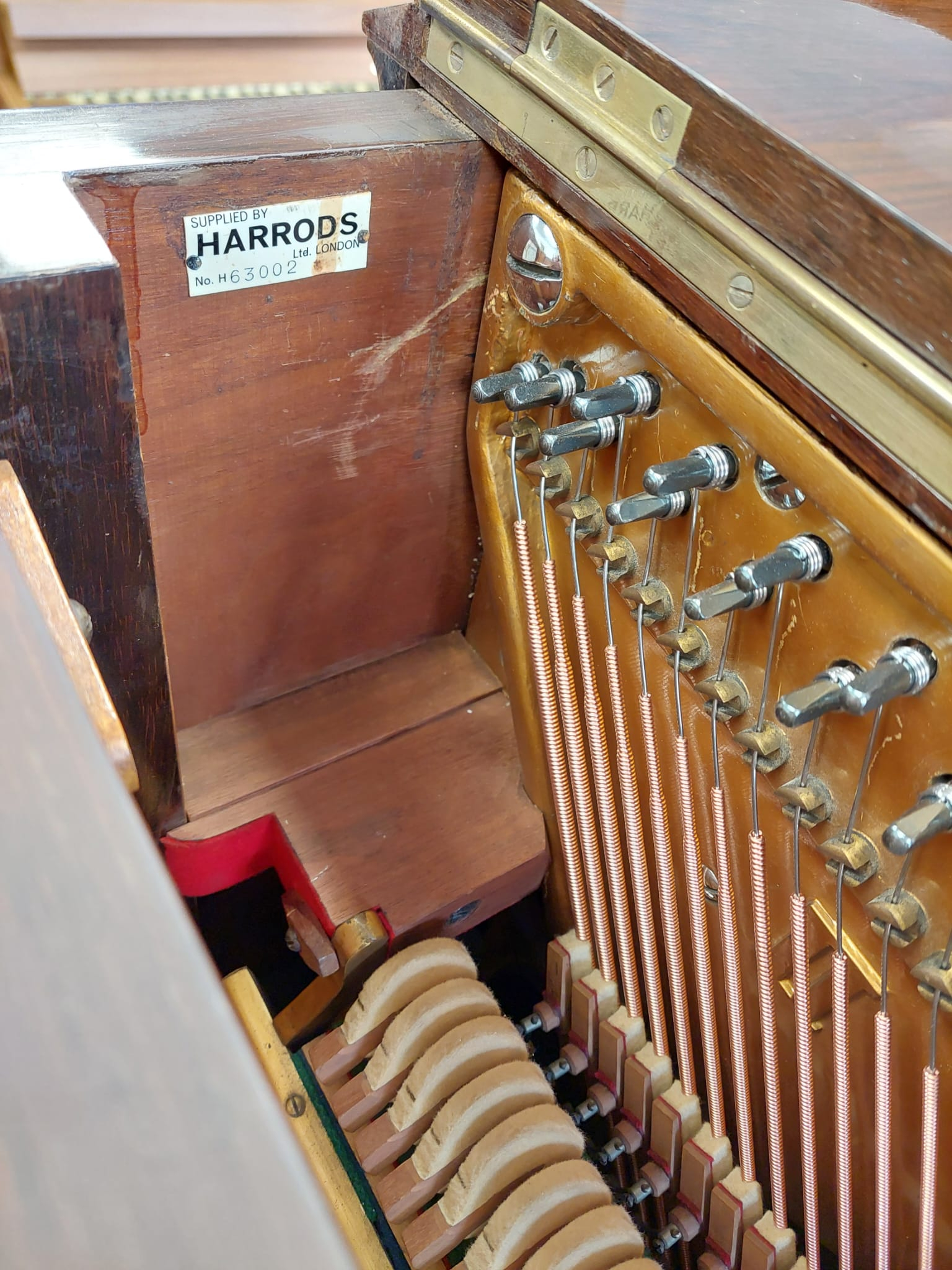 Bechstein Model II upright Piano in Rosewood – Gallery image – Roberts Pianos Oxford