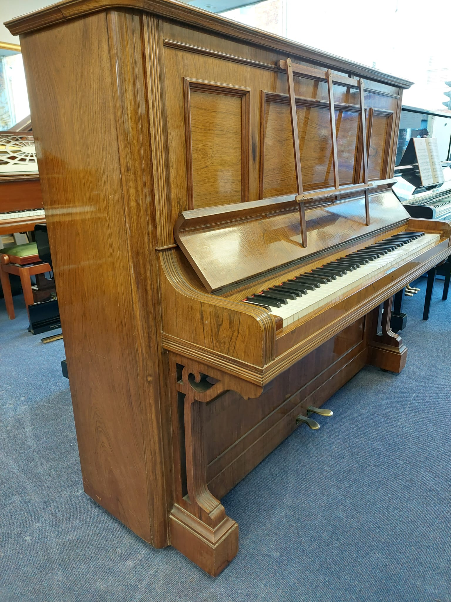 Bechstein Model II upright Piano in Rosewood – Gallery image – Roberts Pianos Oxford