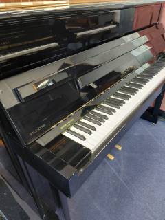 Bechstein Studio 115 upright Piano in Black polyester – Inventory thumbnail – Roberts Pianos Oxford