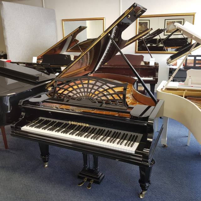 Bechstein Model V grand Piano in Bright black – Inventory thumbnail – Roberts Pianos Oxford