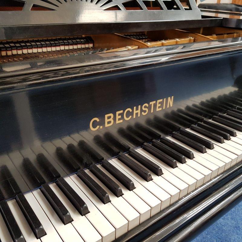 Bechstein B grand Piano in black French polish – Gallery image – Roberts Pianos Oxford