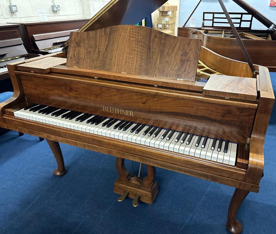 Bluthner Style IV grand Piano in Walnut – Featured image – Roberts Pianos Oxford