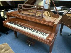 Bluthner Style IVa grand Piano in flamed mahogany – Inventory thumbnail – Roberts Pianos Oxford