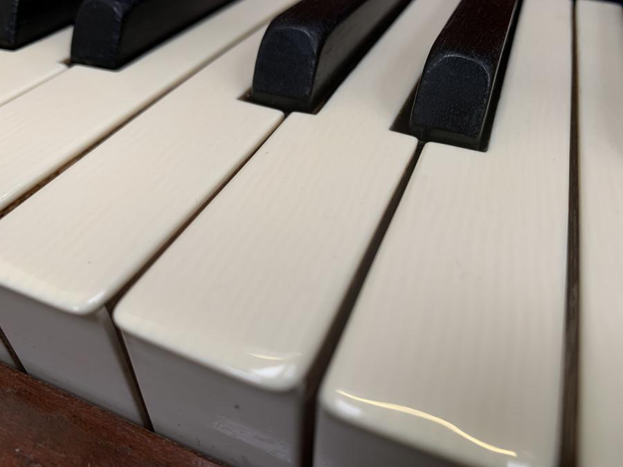 Bluthner Style IVa grand Piano in flamed mahogany – Gallery image – Roberts Pianos Oxford