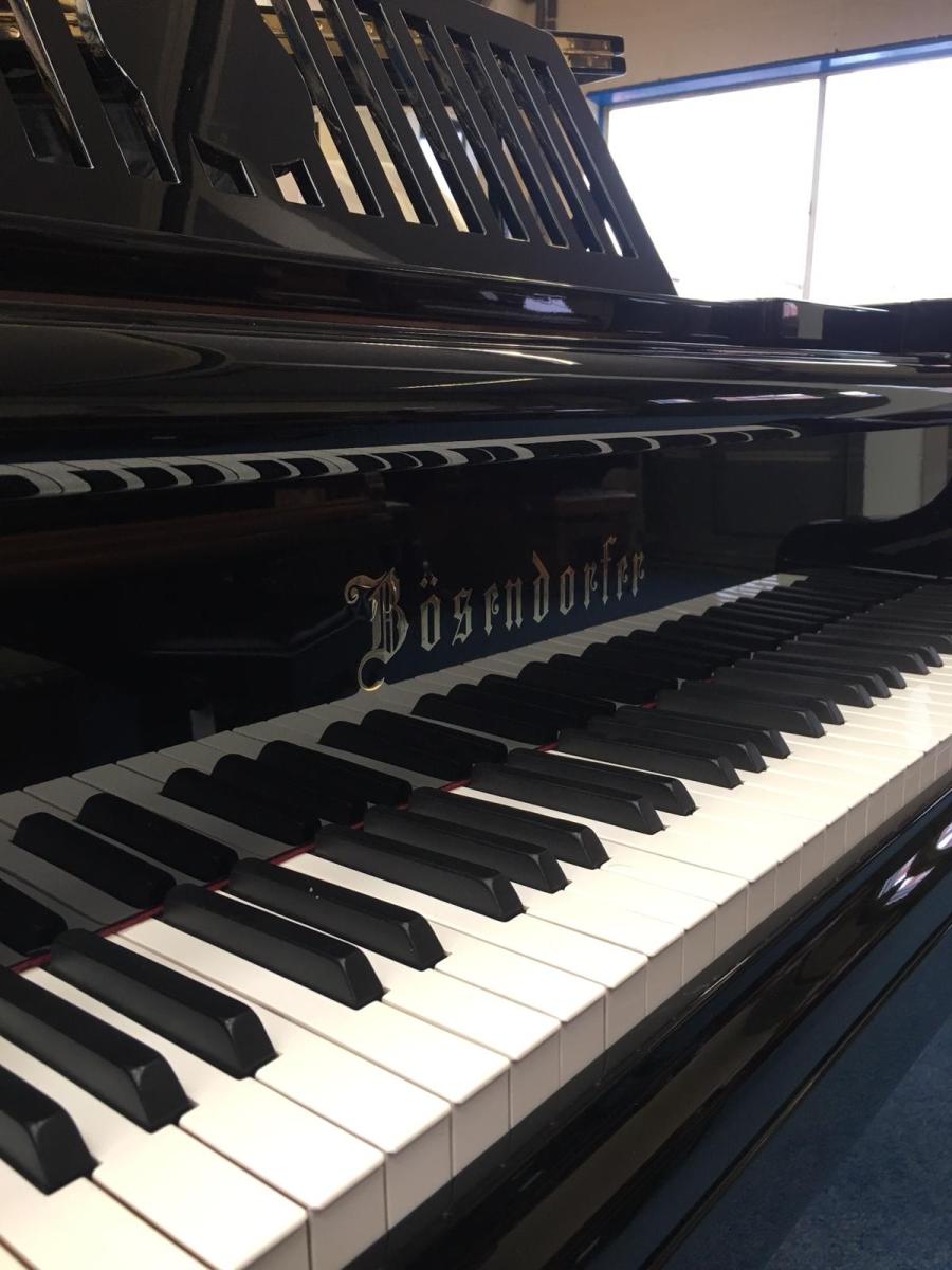 Bosendorfer 190 grand Piano in bright black – Gallery image – Roberts Pianos Oxford
