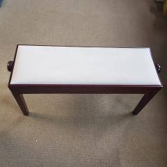 Hidrau Geneva Stool stool Piano in mahogany bur – Inventory thumbnail – Roberts Pianos Oxford