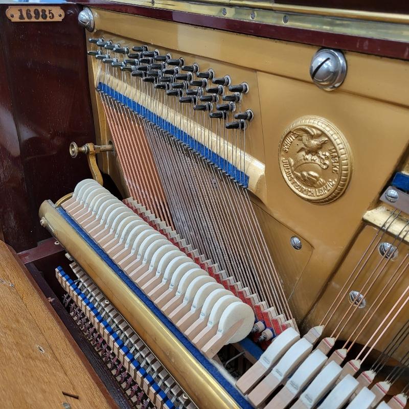 German Feurich 130 upright Piano in mahogany – Gallery image – Roberts Pianos Oxford
