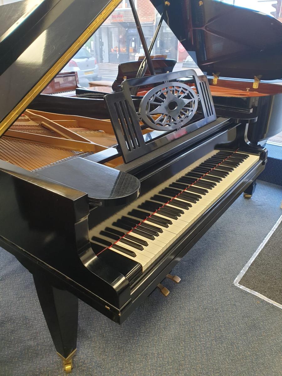 Grotrian Steinweg 200 grand Piano in black – Gallery image – Roberts Pianos Oxford