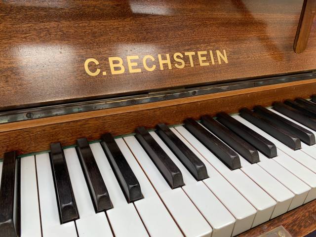 Bechstein 7 upright Piano in mahogany – Inventory thumbnail – Roberts Pianos Oxford