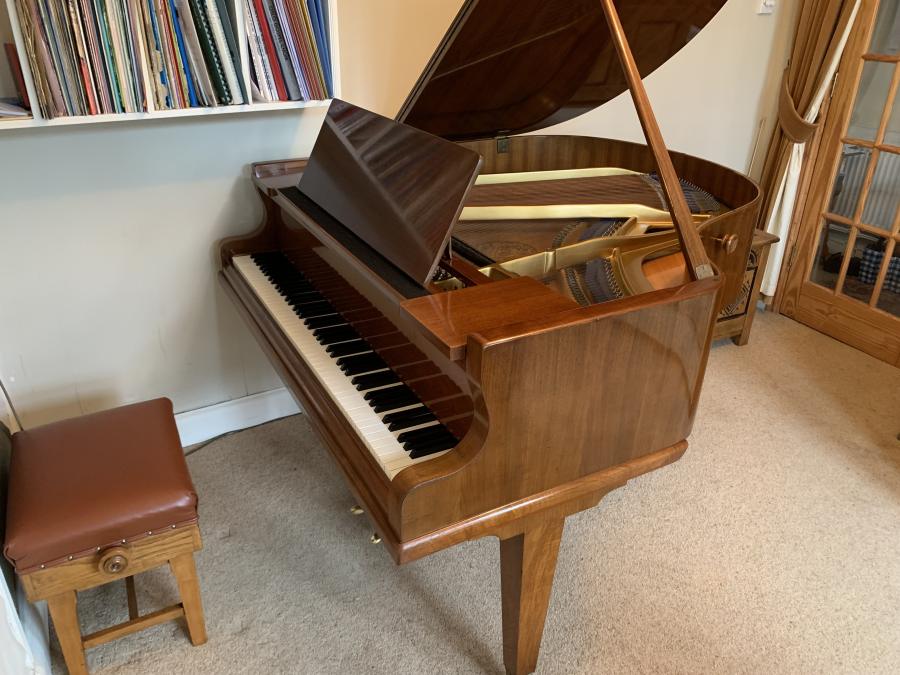 Hofmann & Czerny 150 grand Piano in bright walnut – Gallery image – Roberts Pianos Oxford