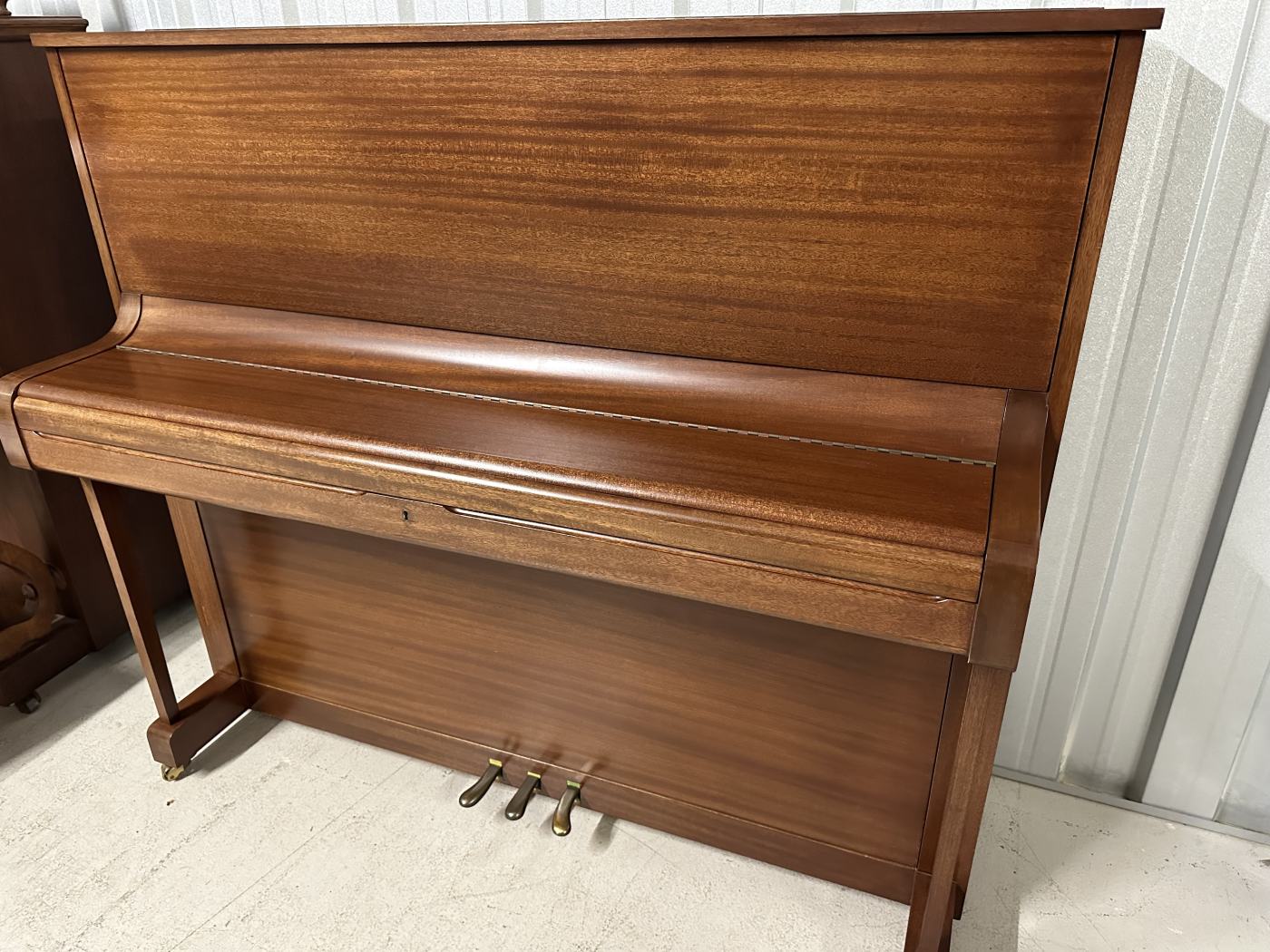Welmar 125 upright Piano in Mahogany – Featured image – Roberts Pianos Oxford