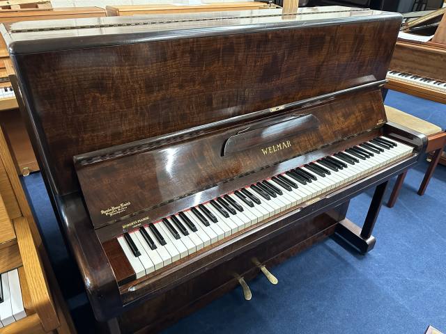 Welmar upright Piano in mahogany – Inventory thumbnail – Roberts Pianos Oxford