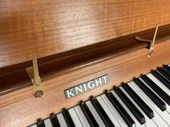 Knight K6 upright Piano in teak – Inventory thumbnail – Roberts Pianos Oxford