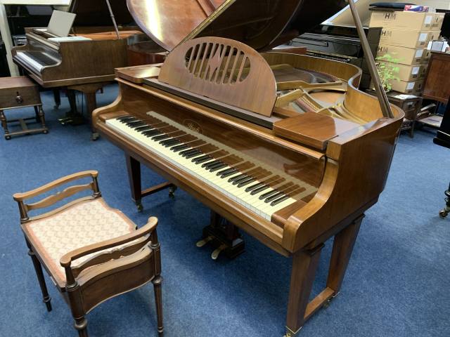 Ibach 163 grand Piano in walnut – Inventory thumbnail – Roberts Pianos Oxford