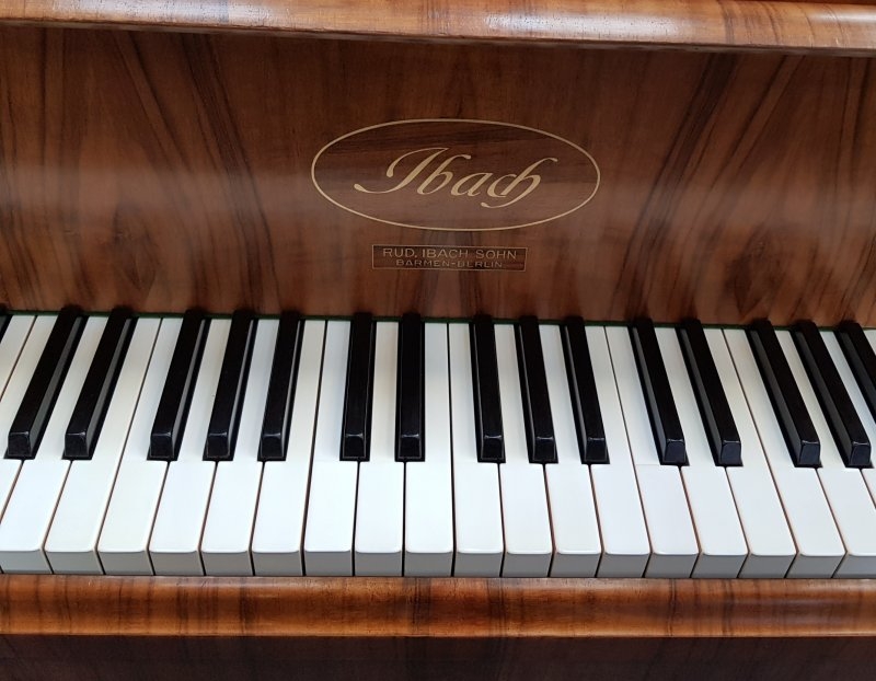 Ibach grand Piano in walnut – Gallery image – Roberts Pianos Oxford