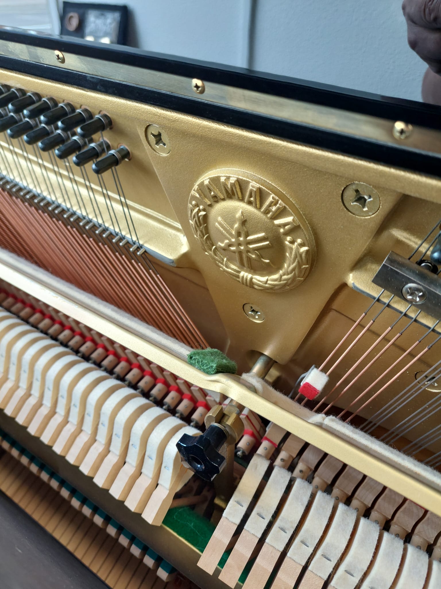 Yamaha U3A Upright Piano in Black Polyester – Gallery image – Roberts Pianos Oxford