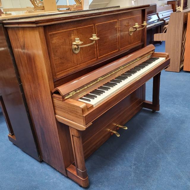 Kaps upright Piano in Walnut – Inventory thumbnail – Roberts Pianos Oxford