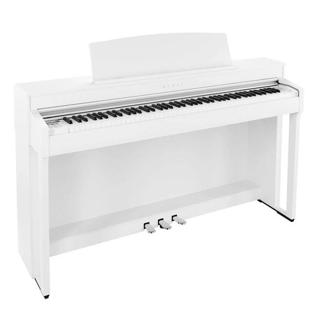 Kawai CN39 digital Piano in satin white – Gallery image – Roberts Pianos Oxford