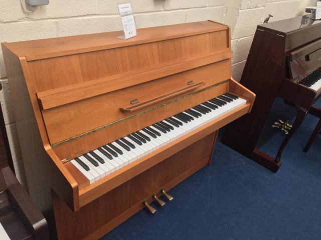 Kemble Compact upright Piano in Teak – Inventory thumbnail – Roberts Pianos Oxford