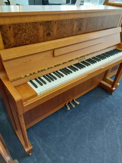 Kemble Prestige upright Piano in Walnut – Inventory thumbnail – Roberts Pianos Oxford