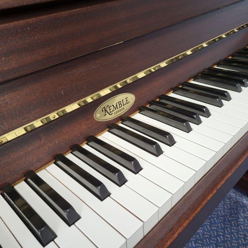 Kemble Oxford upright Piano in matt dark rosewood – Gallery image – Roberts Pianos Oxford