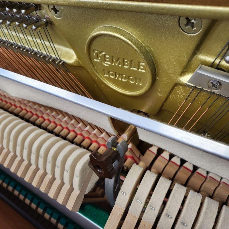 Kemble Oxford upright Piano in matt dark rosewood – Gallery image – Roberts Pianos Oxford