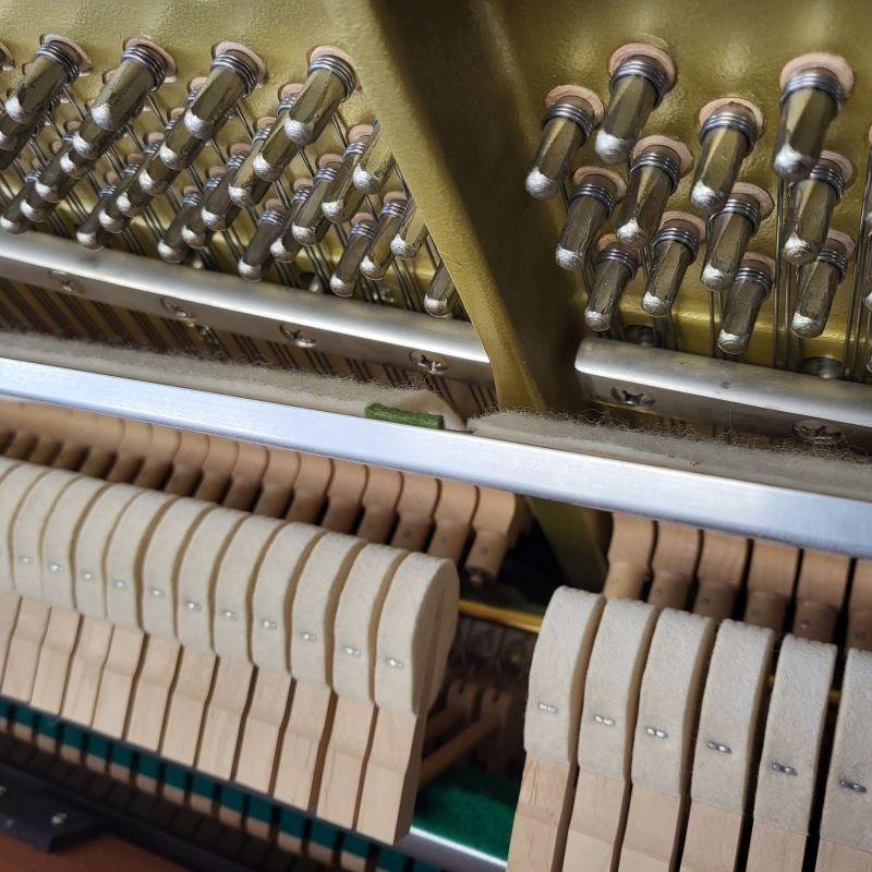 Kemble Oxford upright Piano in matt dark rosewood – Gallery image – Roberts Pianos Oxford