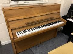 Knight K20 upright Piano in walnut – Inventory thumbnail – Roberts Pianos Oxford