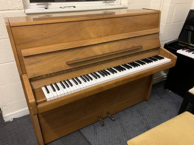Knight K20 upright Piano in walnut – Inventory thumbnail – Roberts Pianos Oxford